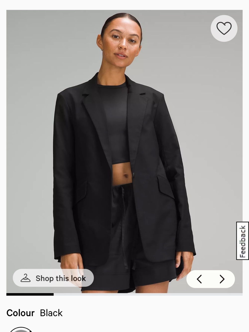 lululemon athletica Black Women's Blazer